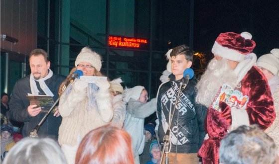 Miesto eglės įžiebimo šventė 2015