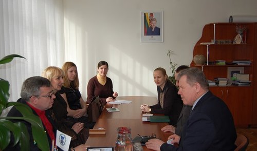 Anykščiuose viešėjo Viesytės savivaldybės delegacija