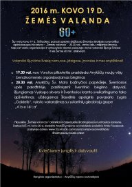 Kviečiame jungtis prie gamtosauginės iniciatyvos „Žemės valanda“