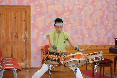 Anykščiuose skambėjo tradiciniai japoniški būgnai