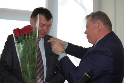 Anykščių krašto garbės ambasadoriaus vardas suteiktas Virginijui Stroliai