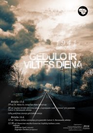 Gedulo ir vilties dienai skirti renginiai