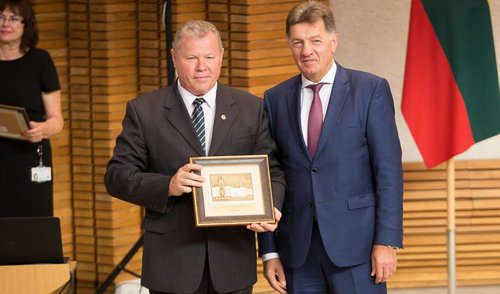 Anykščių rajono savivaldybei – padėka už svarbų savivaldybės indėlį įgyvendinant energinio...