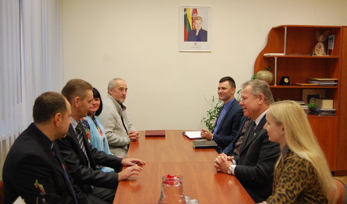 Anykščių rajono savivaldybėje lankėsi delegacija iš Klecko miesto 