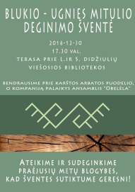 Kviečia sudeginti Ugnies Mitulį ir praeinančių metų negandas
