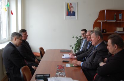 Savivaldybėje lankėsi Panevėžio vyskupas Linas Vodopjanovas 