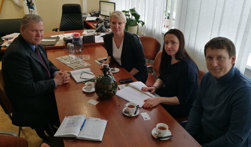 Anykščiuose lankėsi AB Lietuvos pašto vadovai 