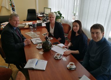 Anykščiuose lankėsi AB Lietuvos pašto vadovai 