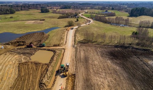 Uždaroma dalis kelio Molėtai–Anykščiai, eismas vyks apylanka  