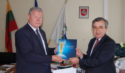 Meras K. Tubis susitiko su Italijos ambasadoriumi