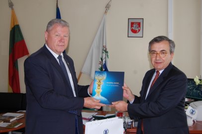 Meras K. Tubis susitiko su Italijos ambasadoriumi