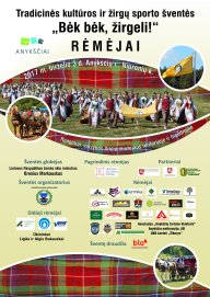 Dėkojame Tradicinės kultūros ir žirgų sporto šventės „Bėk bėk, žirgeli!“ organizatoriams ir rėmėjams