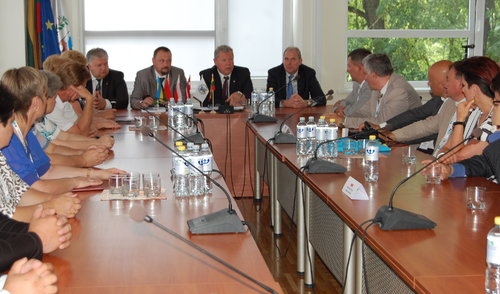 Anykščių rajono savivaldybėje lankėsi užsienio partnerių delegacijos