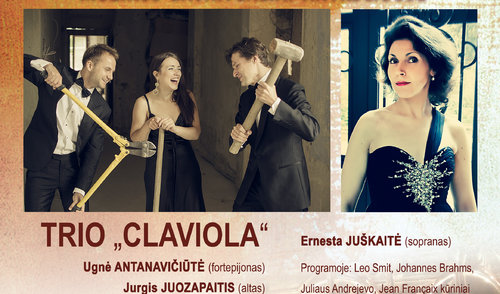 Trio „Claviola“ ir soprano Ernestos Juškaitės koncertas