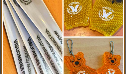 Vyks atšvaitų dalinimo akcija