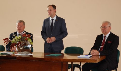 Anykščiuose lankėsi Sveikatos apsaugos ministras A. Veryga