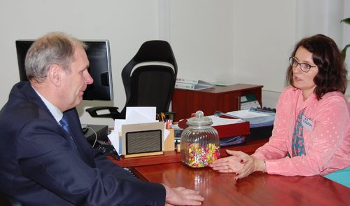 Savivaldybėje lankėsi Valstybės vaiko teisių apsaugos ir įvaikinimo tarnybos direktorė Ž....