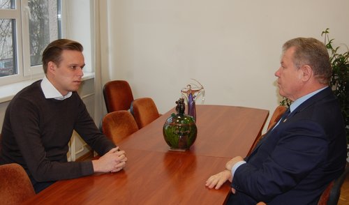 Anykščiuose lankėsi Seimo narys Gabrielius Landsbergis