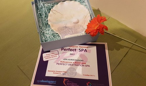 SPA VILNIUS Anykščiai pelnė  prestižinį apdovanojimą! Kolektyvą sveikina Anykščių meras Kęstutis...
