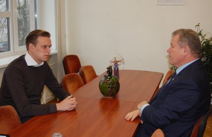 Anykščiuose lankėsi Seimo narys Gabrielius Landsbergis