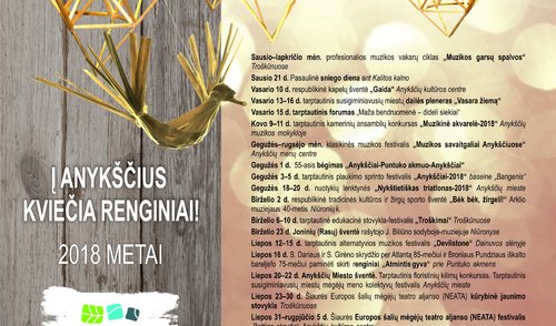 2018 metų didieji renginiai