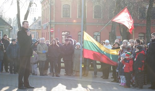 Anykščiuose paminėta Laisvės gynėjų diena
