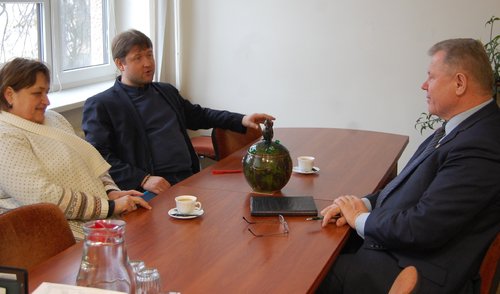 Svečiuose lankėsi Tarptautinio kamerinių ansamblių konkurso „Muzikinė akvarelė-2018“ organizatoriai