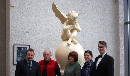 Anykščiams – partnerių iš Klecko dovanotas angelas 