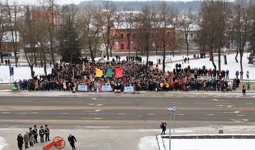 Anykščiai šventė Lietuvos valstybės atkūrimo 100-metį 