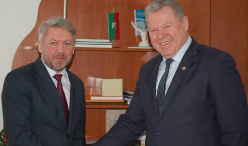 Anykščiuose lankėsi Rokiškio rajono savivaldybės meras A. Vagonis