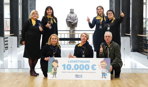 Antano Vienuolio progimnazijos pergalė projekte „Samsung Mokykla ateičiai“