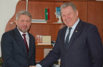 Anykščiuose lankėsi Rokiškio rajono savivaldybės meras A. Vagonis