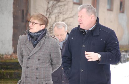 Anykščiuose lankėsi Susisiekimo viceministras Paulius Martinkus