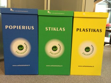 Kviečiame įmones, įstaigas ir organizacijas nemokamai įsigyti rūšiavimui skirtas dėžes