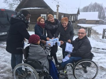 Projekto „Draugystė veža“ dalyviai lankėsi Anykščiuose