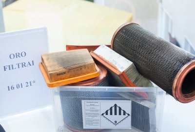 Naudotų akumuliatorių, amortizatorių, filtrų, alyvos atliekų surinkimo akcija