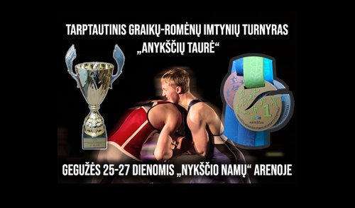 Anykščiuose prasideda tarptautinis graikų-romėnų imtynių turnyras