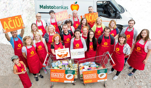 „Maisto banko“ akcija apims šimtą Lietuvos miestų