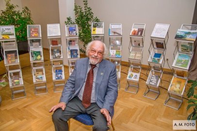 Rašytojui Rimantui Povilui Vanagui – rajono mero sveikinimas ir netikėtas siurprizas