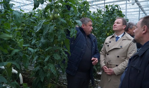 Garbių svečių akiratyje – rajono žemės ūkis