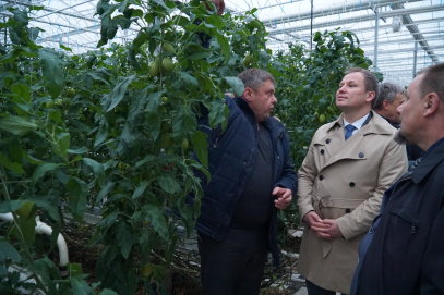 Garbių svečių akiratyje – rajono žemės ūkis