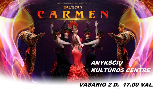Tarptautinis projektas-miuziklas”Baltican Carmen Show”