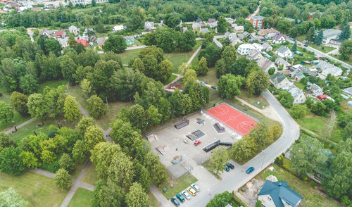 Baigtos projekto „Bendruomeninės aktyvaus laisvalaikio infrastruktūros įrengimas Anykščių mieste“...