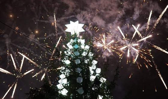 Miesto eglės įžiebimo šventė 2018