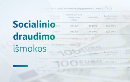 Didesnės išmokos – individualią veiklą vykdantiems asmenims ir pajamas deklaruojantiems ūkininkams