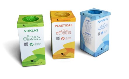 Kviečiame įmones, įstaigas ir organizacijas nemokamai gauti rūšiavimui skirtas dėžes