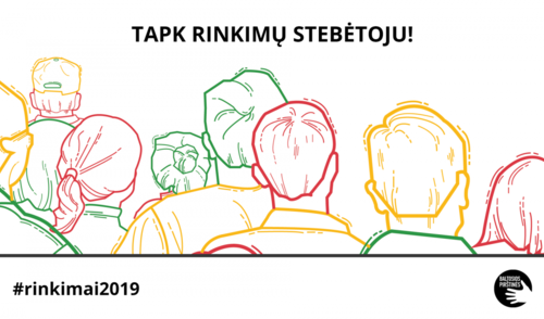 Paskutinė galimybė užsiregistruoti stebėtojo pažymėjimui!