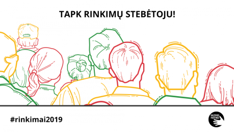 Paskutinė galimybė užsiregistruoti stebėtojo pažymėjimui!