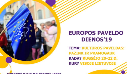 Europos paveldo dienos 2019