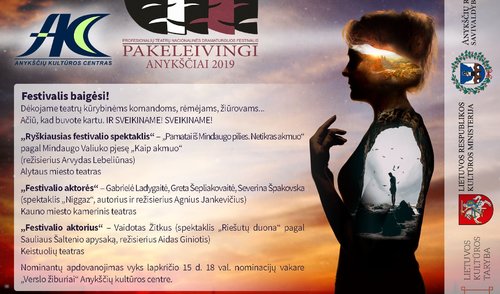 Lietuvos profesionalių teatrų nacionalinės dramaturgijos festivalis „Pakeleivingi“ 2019 baigėsi!
